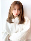 《Agu hair》お手入れ簡単★毛先ワンカールセミロング