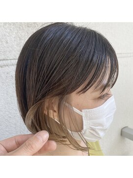 アルヴァ(ALVA) ○ホワイトミルクティーインナーカラーで遊ぶおしゃれボブ○