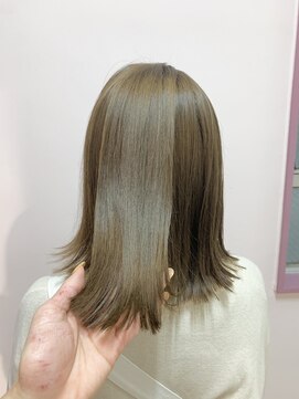 ラ ブランシュ 大宮(La Blanche) 20代30代40代前髪イヤリングカラーイメチェンラベンダーカラー