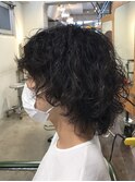 メンズウルフパーマ/似合わせカット/スパイラルパーマ
