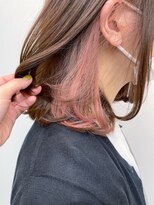 ナンバー エミライ 溝の口(N° emirai)&nbsp;大人かわいいくびれミディラベンダーインナーカラー