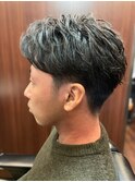 ツーブロックショート