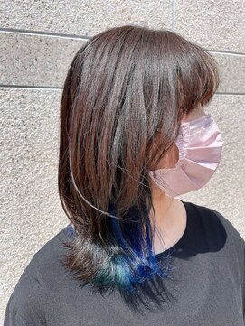 ビーハイブ ギフト(BeeHIVE GIFT) イヤリングカラーブルー