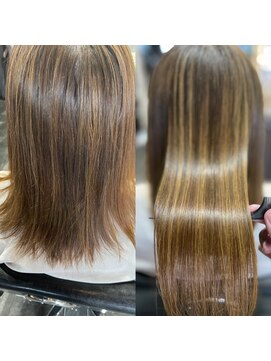 アローズ 玉名店(arose) 10代20代30代髪質改善艶髪派手カラーストレートロング