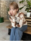 あごライン甘めナチュラルボブ