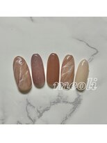 ミオリィ(meoli)&nbsp;ワンカラー＋大理石アート