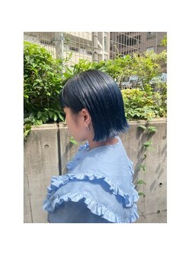 アイ 代々木公園(aye) ブルーアッシュ×ボブ