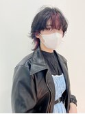 ワイルドショートウルフ/インナーカラー