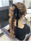 あみ下ろしポニー