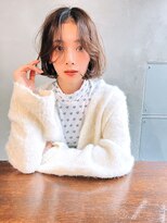 メーヴェ(Mowen) mowen 南堀江 パーマボブ×ニュアンスウェーブ×アンニュイ