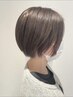 【人気No.3】低ダメージカラー+カット+髪質改善トリートメント ￥13,475
