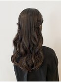 大人気モテ髪、ハーフツインヘアアレンジ