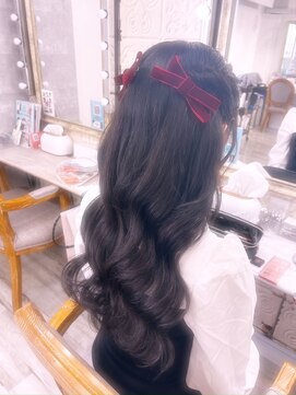 ヘアセット専門店 ナゴミ 池袋店(nagomi) ねじりハーフツイン