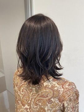 アチーブ ヘア デザイン(achieve hair design) 大人可愛いナチュラル艶カラー小顔くびれミディ20代30代40代