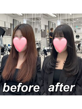 アマトウキョウ 表参道(AMA TOKYO) 韓国ヘア/韓国スタイル/縮毛矯正/髪質改善/レイヤーカット