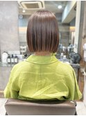 切りっぱなしボブ ワンレンボブ 大人可愛いM2025.6.9