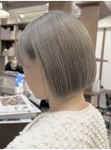 グレージュ/ミニボブ/くすみベージュ/表参道/原宿/20代