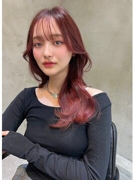 ロジッタ(ROJITHA) 【ROJITHA原宿表参道】ボルドーピンク×くびれ巻き