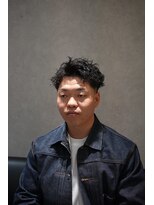 アンサー(ANSWER)&nbsp;スパイキーピンパーマ×テーパーフェード