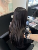 ヘアーデザイン ジェルム(Hair Design germe)&nbsp;韓国風ダークブラウンロング / YUDU