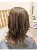 外ハネロング×イルミナサファリ