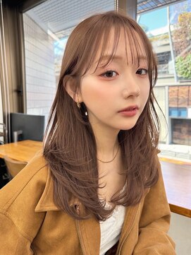 ガーデン 渋谷(GARDEN) レイヤーカット　伸ばしかけヘア　ニュアンスカラー