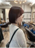 20代30代40代50代レイヤーボブ/ピンクベージュ