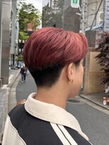 ピークアブー 表参道(PEEK-A-BOO) メンズカラー×刈り上げ×センターパート
