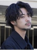 銀座シャドウパーマニュアンスパーマツーブロックメンズパーマ &nbsp;
