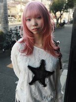 クペウイビ 心斎橋(cope'u yive)&nbsp;ピンクカラー/ダブルカラー/ケアブリーチ/ブロンド/心斎橋難波