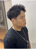 スパイキーアップバングショート