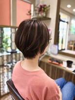 グランヘアー 大町店(GRANHAIR)&nbsp;ショートレイヤー×ハイライト×オイルカラー
