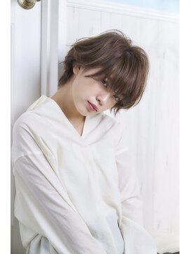 ノアエクレ 銀座(noah ecle) 【noah ecle】グレージュ似合わせひし形ショート