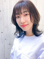 ローランド(Rowland)&nbsp;ミディアムレイヤー！インナーカラー！透明感アッシュ