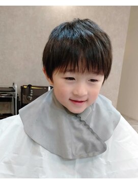 ヘアアンドスパ メロウ(hair and spa mellow) ナチュラルマッシュ★キッズカット★男の子