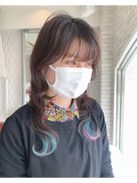 クオリス 上板橋店(QUALIS) シースルーバング/ヨシンモリ/毛量調整/外ハネ/レイヤー