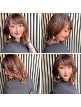 チョビー 銀座(chobii) チョビー銀座桜井 インナーカラーハイライト デザインカラー