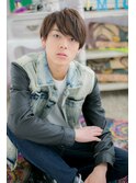目力強調◎斜めバングサイドグラデーション韓国マッシュb1