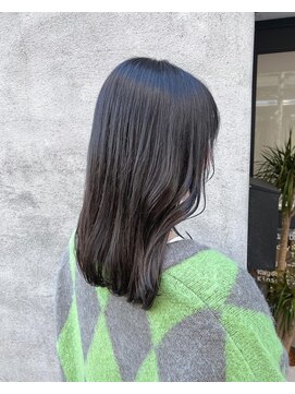 スイート ヘアデザイン(Suite HAIR DESIGN) 暗染め ダークグレージュ ミディアム
