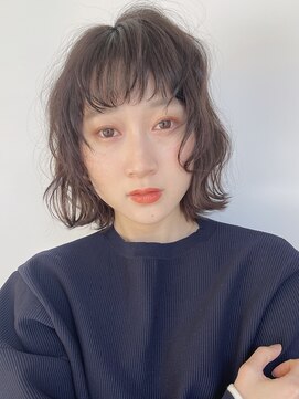 モリオフロムロンドン 原宿本店(morio from London) 【morio 原宿】ボブパーマ ゆるふわ 外はね 宮本