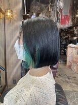 オーバーキャプテンネイキッド(OVER CAPTAIN NAKED) ターコイズインナーカラー