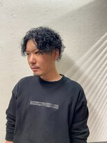 髪屋 無造作センターパート