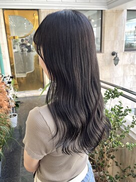 ラグーン 原宿 表参道(LAGOON) 【LAGOON】大人の暗髪透け感カラー♪ビターグレー