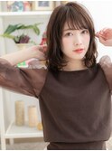 【macaron】無造作カールの抜け感☆ゆるふわボブ