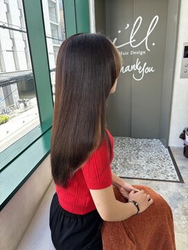 ミント 鳳(Mint.) 20代 30代 40代 髪質改善カラーミルフィーユ透明感耳掛け小顔