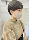 ◯流れるサイドバング耳かけコンパクト丸みショート20代30代40代