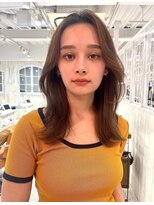 レイラバイアフロート 吉祥寺(Lila by afloat)&nbsp;くびれヘア/韓国ヘア/フェイスレイヤー/ブラウンベージュ