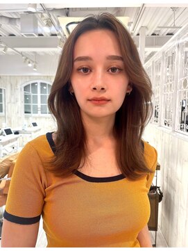 レイラバイアフロート 吉祥寺(Lila by afloat) くびれヘア/韓国ヘア/フェイスレイヤー/ブラウンベージュ