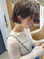 ラビリンス(Labyrinth)&nbsp;ムースで簡単クシュクシュパーマボブ♪