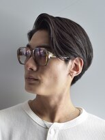 センターパートカルマパーマフェザーパーマ韓国ヘアガイルヘア
